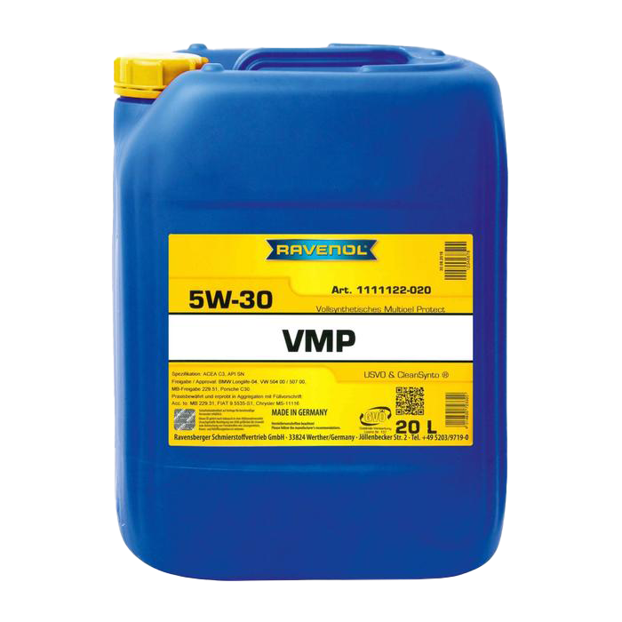 Моторное масло Ravenol VMP SAE 5W-30, 20л (RAVENOL: 1111122-B20-01-888)